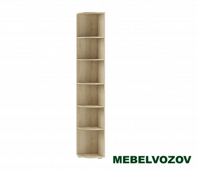 Угловой стеллаж ЛШ-10 Ливорно (дуб сонома) фото от Мебельвозов в Нижнем Новгороде