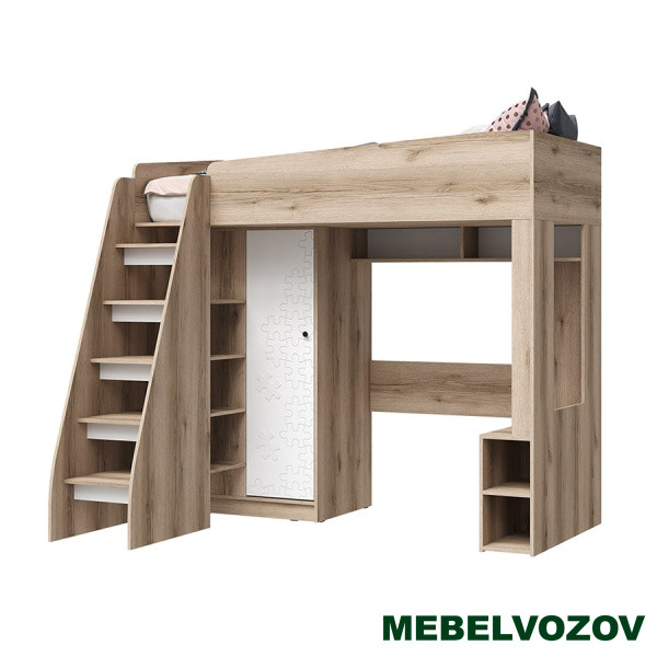 КИВИ КР-02 Кровать-чердак детальное изображение от магазина mebelvozov.ru в Нижнем Новгороде