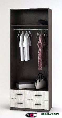 Шкаф 2х створчатый ДУЭТ от компании Мебельвозов в Нижнем Новгороде