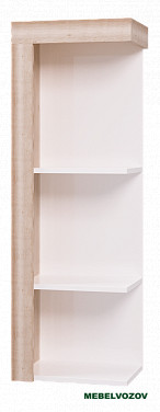 Люмен 07 Полка навесная (белый глянец) фото от Мебельвозов в Нижнем Новгороде