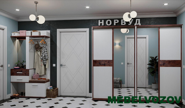 Прихожая Норвуд. Комплект 2 от магазина Мебельвозов в Нижнем Новгороде