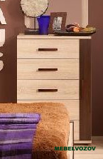 Комод Bauhaus 10  (Дуб Сонома/Орех Шоколадный) от магазина Мебельвозов в Нижнем Новгороде