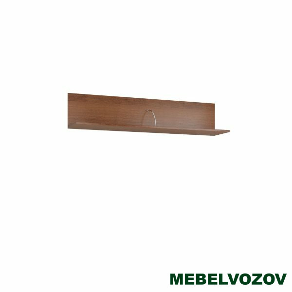 Полка навесная ЛН-1 Ливорно (орех донской) фото от Мебельвозов в Нижнем Новгороде