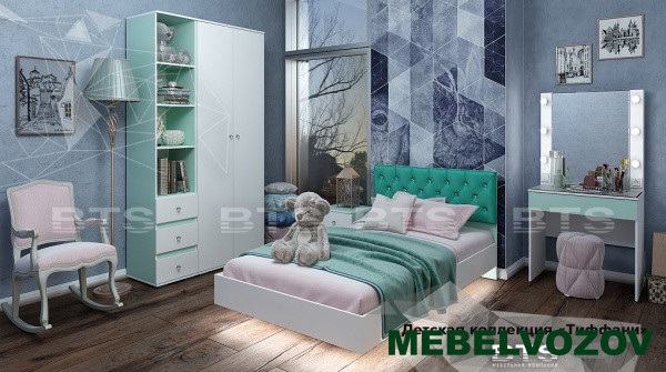 Молодёжная комната Тиффани Комплект 2 детальное изображение от магазина mebelvozov.ru в Нижнем Новгороде