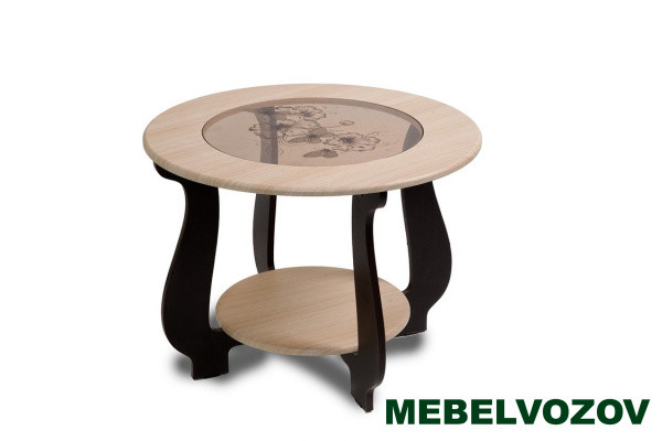 Столик журнальный СЖ-24 со стеклом - фото от Mebelvozov в Нижнем Новгороде Столик журнальный СЖ-24 со стеклом от Mebelvozov в Нижнем Новгороде