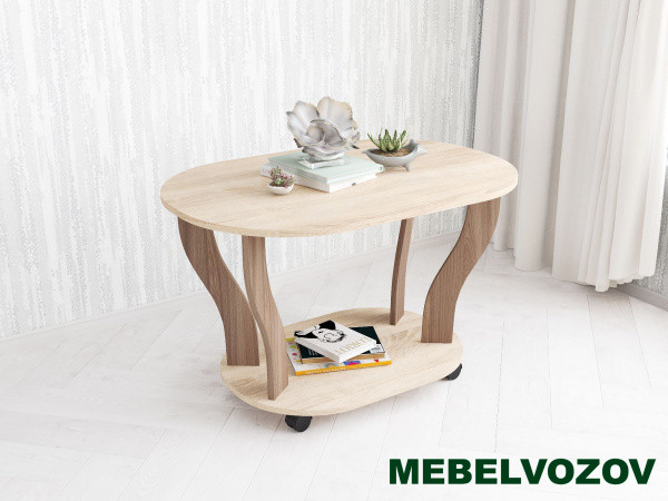 Журнальный стол Консул-3 дуб сонома/ясень шимо - фото от Mebelvozov в Нижнем Новгороде Журнальный стол Консул-3 дуб сонома/ясень шимо от Mebelvozov в Нижнем Новгороде