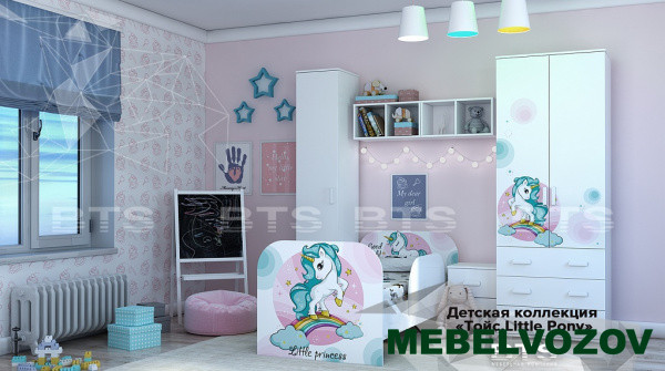 Модульная детская Toys Little Pony - фото, картинки на сайте mebelvozov.ru в Нижнем Новгороде Модульная детская Toys Little Pony детальное изображение от магазина mebelvozov.ru в Нижнем Новгороде