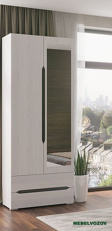 Шкаф 2х створчатый с ящиками Валенсия ШК-011 от компании Мебельвозов в Нижнем Новгороде