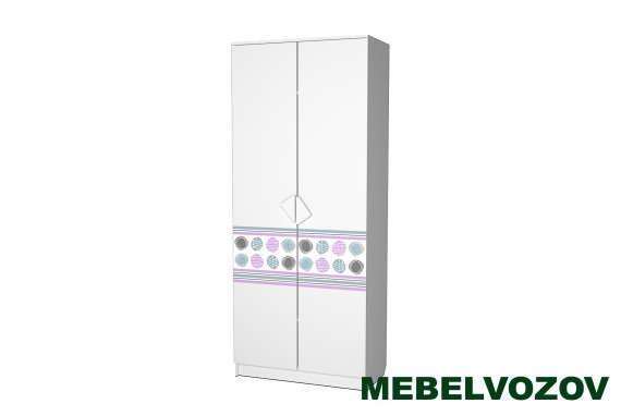 Шкаф двухстворчатый Рокси детальное изображение от магазина mebelvozov.ru в Нижнем Новгороде