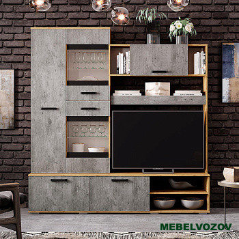 Стенка в гостиную Трамп ЦС-05 от интернет магазина Mebelvozov в Нижнем Новгороде