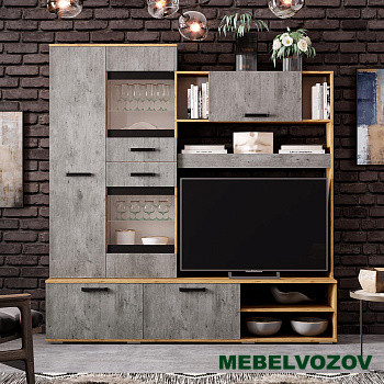 Стенка в гостиную Трамп ЦС-05 от интернет магазина Mebelvozov в Нижнем Новгороде