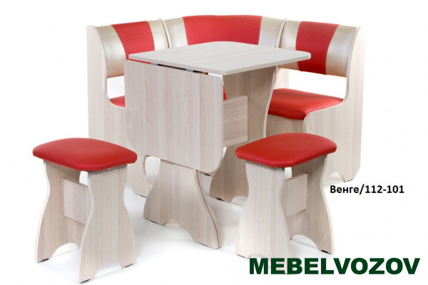 Кухонный уголок Тюльпан-мини Венге/120-101 от магазина Мебельвозов в Нижнем Новгороде