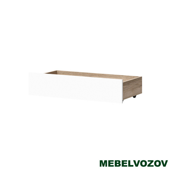 КИВИ КР-01 Кровать 900 с двумя выкатными тумбами и ящиком детальное изображение от магазина mebelvozov.ru в Нижнем Новгороде