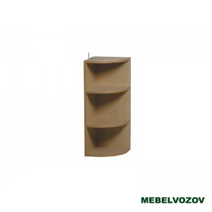 Шкаф навесной угловой с открытыми полками 300 Модерн фото от Мебельвозов в Нижнем Новгороде