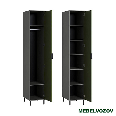 Марвэл Шкаф-пенал 16.316.01 (Темно - серый U2601) от компании Мебельвозов в Нижнем Новгороде