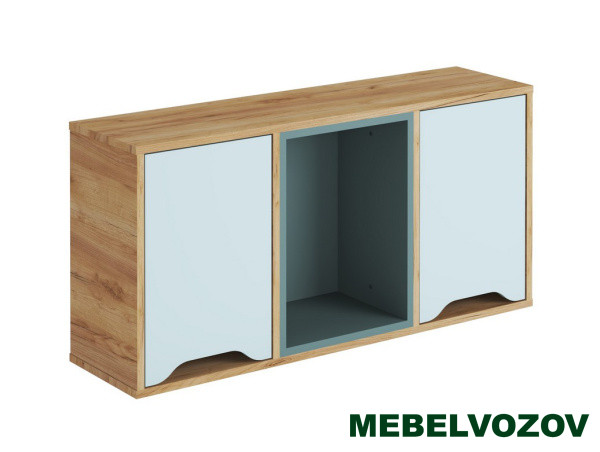 RICH Полка навесная ПН-001 (Мята/голубой) от компании Мебельвозов в Нижнем Новгороде