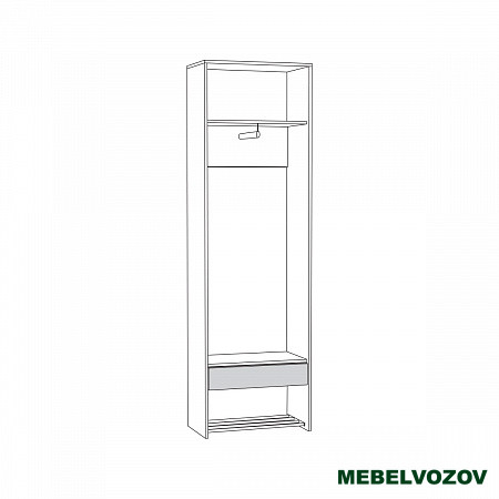 Трувор Шкаф для одежды 13.328.02 от магазина Мебельвозов в Нижнем Новгороде