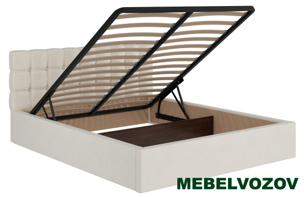 фото АНДРОМЕДА  кровать КР-002 с ОРТОПЕДОМ и ПМ 1600 от магазина Мебельвозов в Нижнем Новгороде АНДРОМЕДА  кровать КР-002 с ОРТОПЕДОМ и ПМ 1600 от магазина Мебельвозов в Нижнем Новгороде