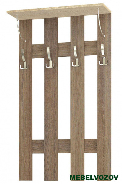 Вешалка в прихожую ЯПВ-1 Ямайка (Ясень Шимо/Дуб Сонома) от магазина Мебельвозов в Нижнем Новгороде