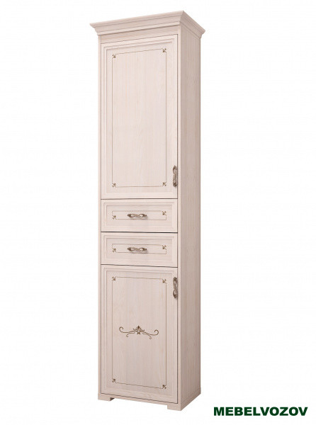 Шкаф комбинированный Афродита 12 левый (без карниза) от компании Мебельвозов в Нижнем Новгороде