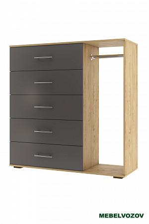 Комод Бруно 03 со штангой фото от Мебельвозов в Нижнем Новгороде