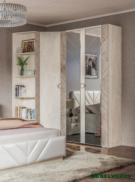 Амели Шкаф для одежды 13.133 от компании Мебельвозов в Нижнем Новгороде