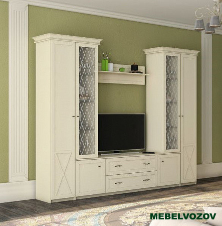 Стенка в гостиную Бэль. Комплект 2 от Mebelvozov в Нижнем Новгороде