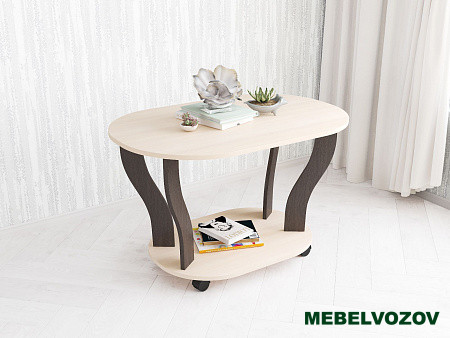 Журнальный стол Консул-3 дуб молочный/венге от Mebelvozov в Нижнем Новгороде