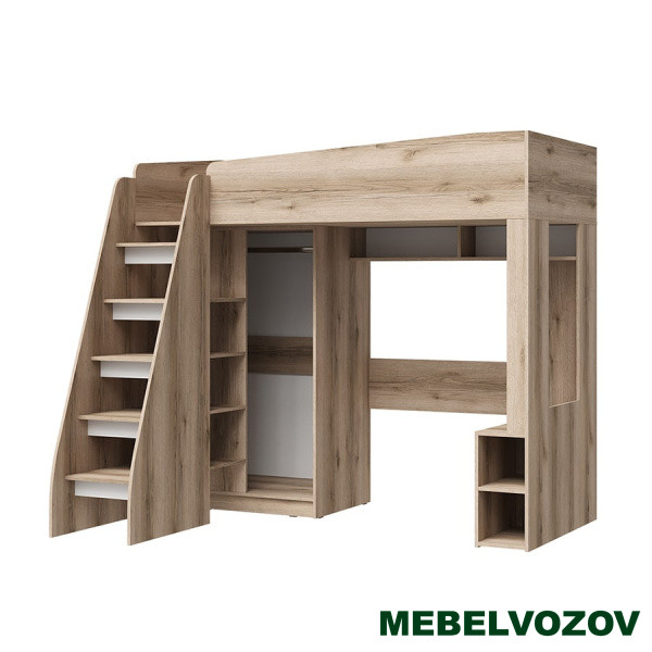 КИВИ КР-02 Кровать-чердак детальное изображение от магазина mebelvozov.ru в Нижнем Новгороде