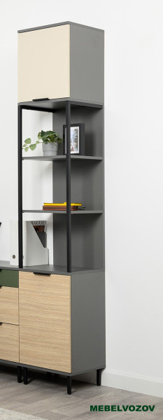 Марвэл Стеллаж 16.426 (Темно - серый U2601) детальное изображение от магазина mebelvozov.ru в Нижнем Новгороде