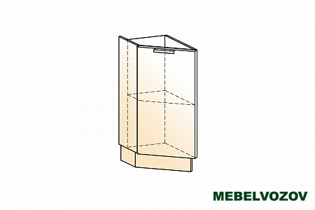 Стоун шкаф рабочий конц 45 град L300 1 дв.гл. фото от Мебельвозов в Нижнем Новгороде