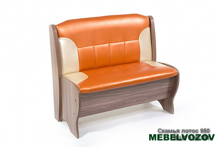 Скамья большая 950 Ясень шимо темный Лотос от магазина Мебельвозов в Нижнем Новгороде