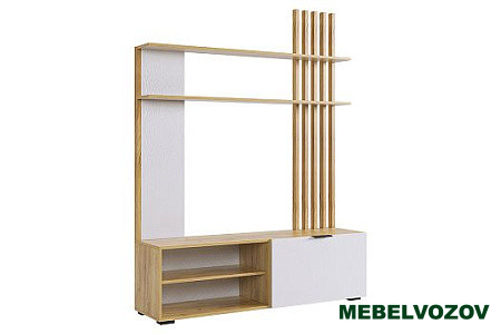 Гостиная Бери К2 (дуб крафт золотой/белое дерево) от Mebelvozov в Нижнем Новгороде