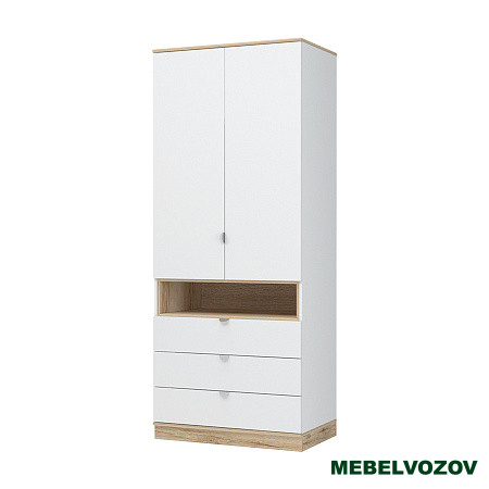 ЮККИ ШК 3Я 900 Шкаф 2х створчатый от компании Мебельвозов в Нижнем Новгороде