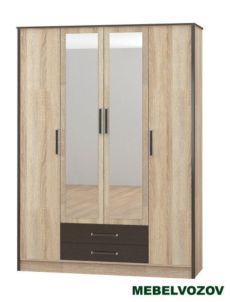 Шкаф 4-х створчатый Лирика - фото от компании Мебельвозов в Нижнем Новгороде Шкаф 4-х створчатый Лирика от компании Мебельвозов в Нижнем Новгороде