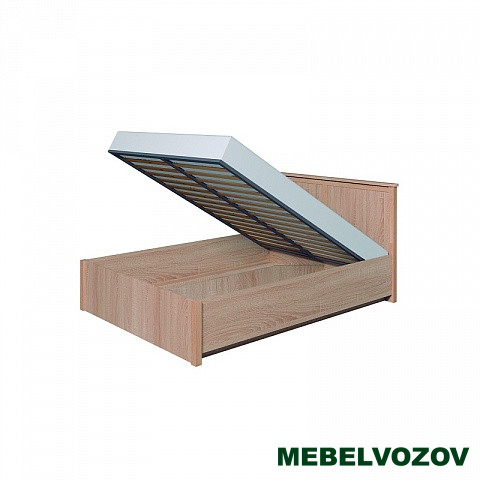 Кровать с подьемным механизмом 1400 без матраса (Дуб Сонома) Sherlock 43.2 от магазина Мебельвозов в Нижнем Новгороде