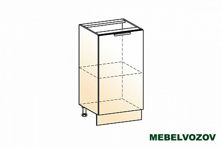 Стоун шкаф рабочий L400 1 дв.гл. фото от Мебельвозов в Нижнем Новгороде