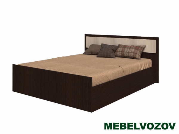 Кровать двуспальная 1,6м "Фиеста" (Венге) от магазина Мебельвозов в Нижнем Новгороде