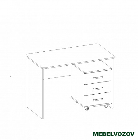 Стол письменный Сити 51 и тумба 62 от магазина Мебельвозов в Нижнем Новгороде