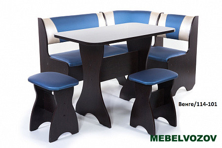 Кухонный уголок Тюльпан Венге/105-101 от магазина Мебельвозов в Нижнем Новгороде