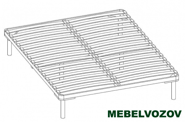 Ортопедическое основание "Афродита" 120*200 см, ножка 270 мм (разборное)- от компании Мебельвозов в Нижнем Новгороде