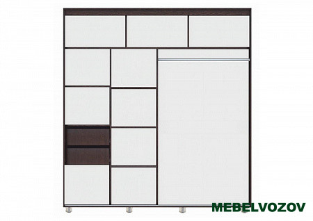 Шкаф-купе Комфорт 12 (без зеркал) 2м. от компании Мебельвозов в Нижнем Новгороде