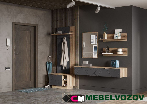 Модульная прихожая Даллас. Комплект 2 от магазина Мебельвозов в Нижнем Новгороде