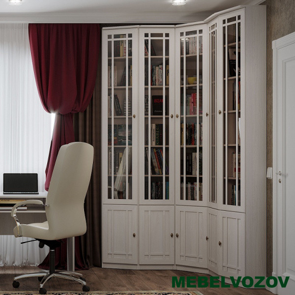 Библиотека Sherlock (Ясень Анкор Светлый). Комплект 3 - фото от Mebelvozov в Нижнем Новгороде Библиотека Sherlock (Ясень Анкор Светлый). Комплект 3 от Mebelvozov в Нижнем Новгороде