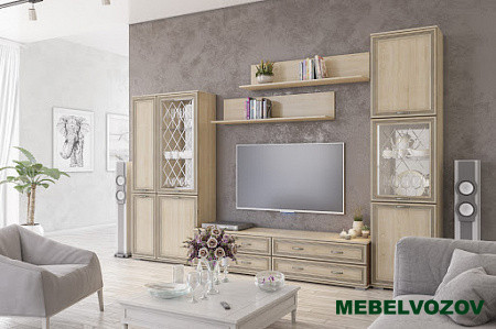 Модульная гостиная Ливорно (дуб сонома). Комплект 3 от Mebelvozov в Нижнем Новгороде