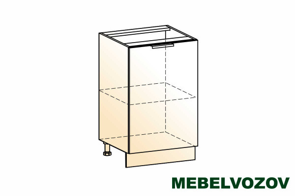 Стоун шкаф рабочий L500 1 дв.гл. фото от Мебельвозов в Нижнем Новгороде