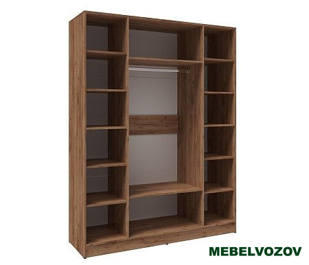 Шкаф Вегас 1600 (дуб крафт табачный/дуб крафт белый) - фото от компании Мебельвозов в Нижнем Новгороде Шкаф Вегас 1600 (дуб крафт табачный/дуб крафт белый) от компании Мебельвозов в Нижнем Новгороде
