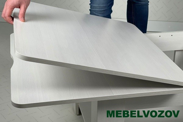 Стол журнальный Адам 1 (белый рамух) - фото от Mebelvozov в Нижнем Новгороде Стол журнальный Адам 1 (белый рамух) от Mebelvozov в Нижнем Новгороде