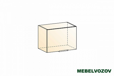 Стоун шкаф навесной L500 H360 1 дв.гл. фото от Мебельвозов в Нижнем Новгороде