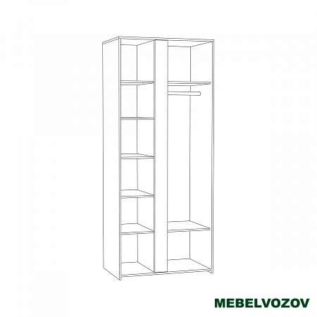 Трувор Шкаф 13.204 от компании Мебельвозов в Нижнем Новгороде